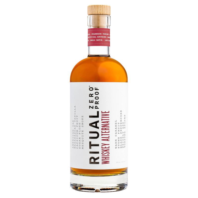 slide 1 of 8, Ritual Zero Proof Non-Alcoholic Whiskey Alternative - 750ml Bottle, 750 ml