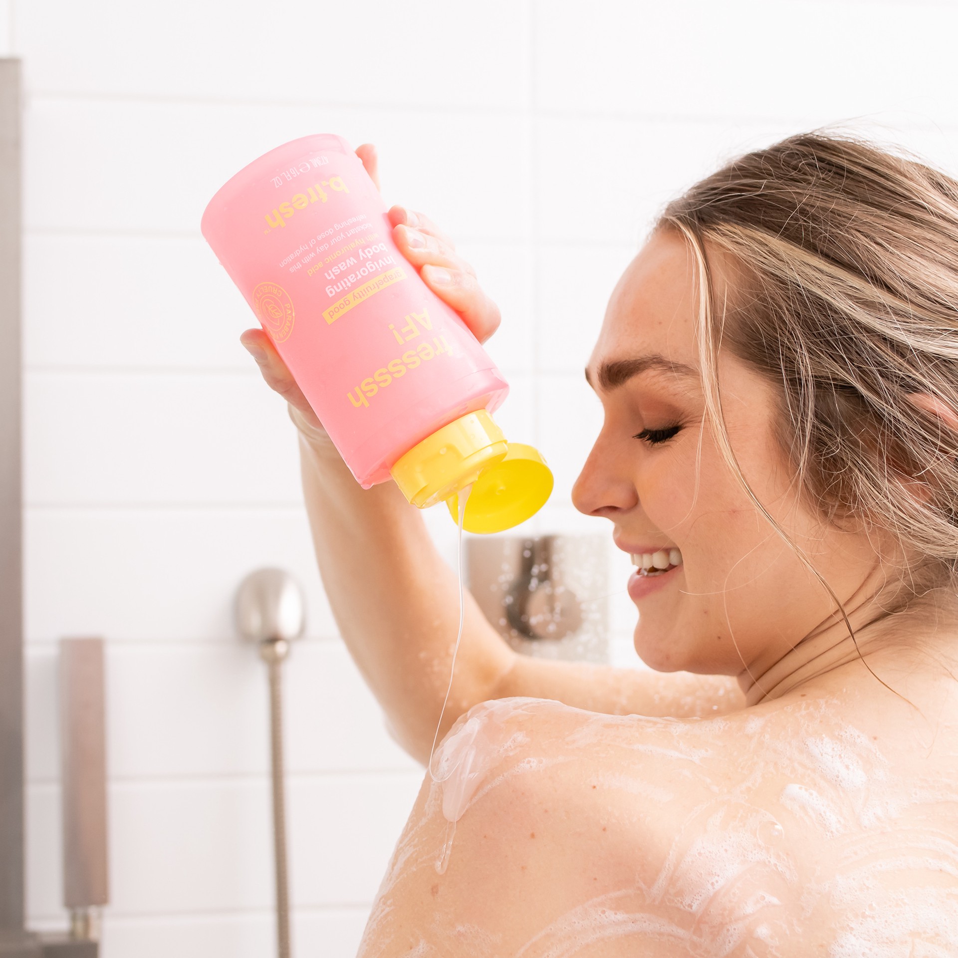 slide 4 of 4, B. Fresh B.Fresh Fressssh Af! Invigorating Body Wash, 16 fl oz