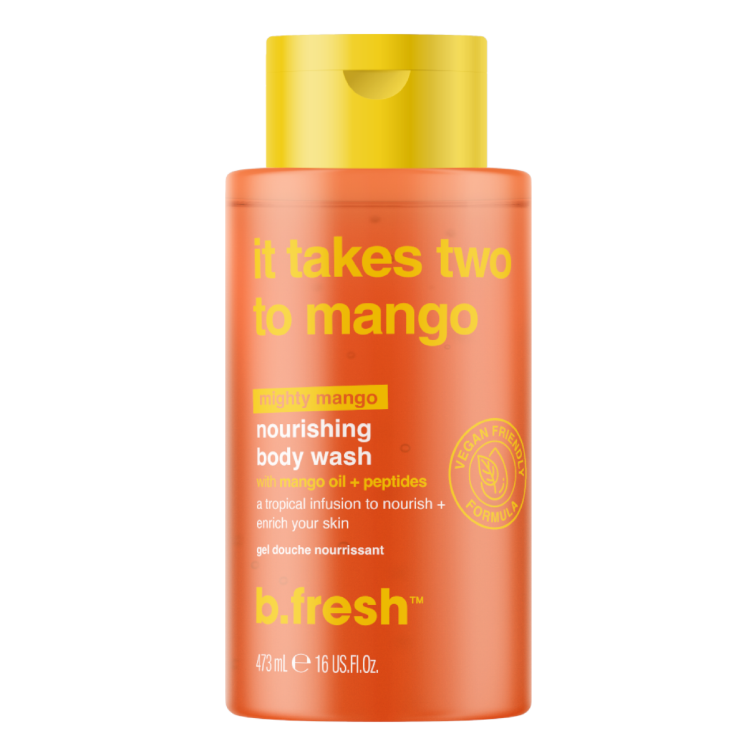 slide 1 of 2, B. Fresh Mighty Mango Body Wash 16 fl oz, 16 fl oz