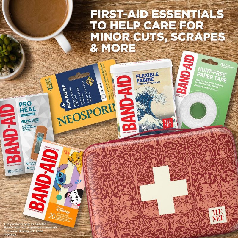 slide 4 of 8, Band-Aid Build Your Own First-Aid Kit Red Bag, 1 ct