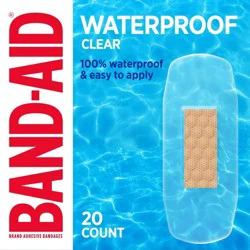 Band-Aid Brand Adhesive Waterproof Bandages - All One Size - 20ct