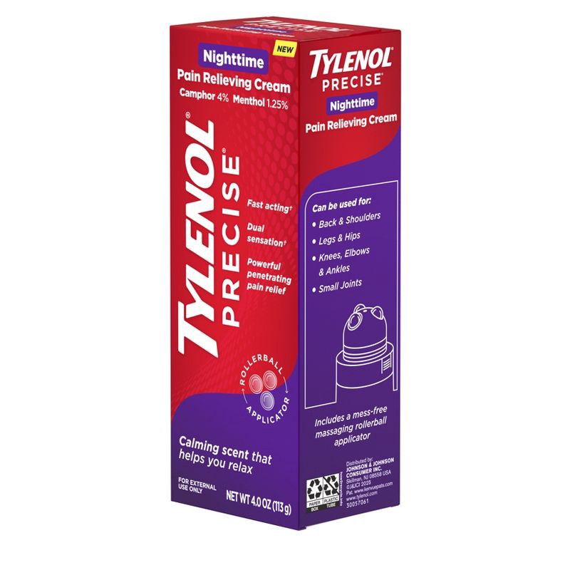 slide 5 of 10, Tylenol Topical Analgesic Night-Time Pain Relieving Cream - 4oz, 4 oz