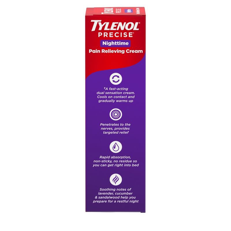 slide 7 of 10, Tylenol Topical Analgesic Night-Time Pain Relieving Cream - 4oz, 4 oz