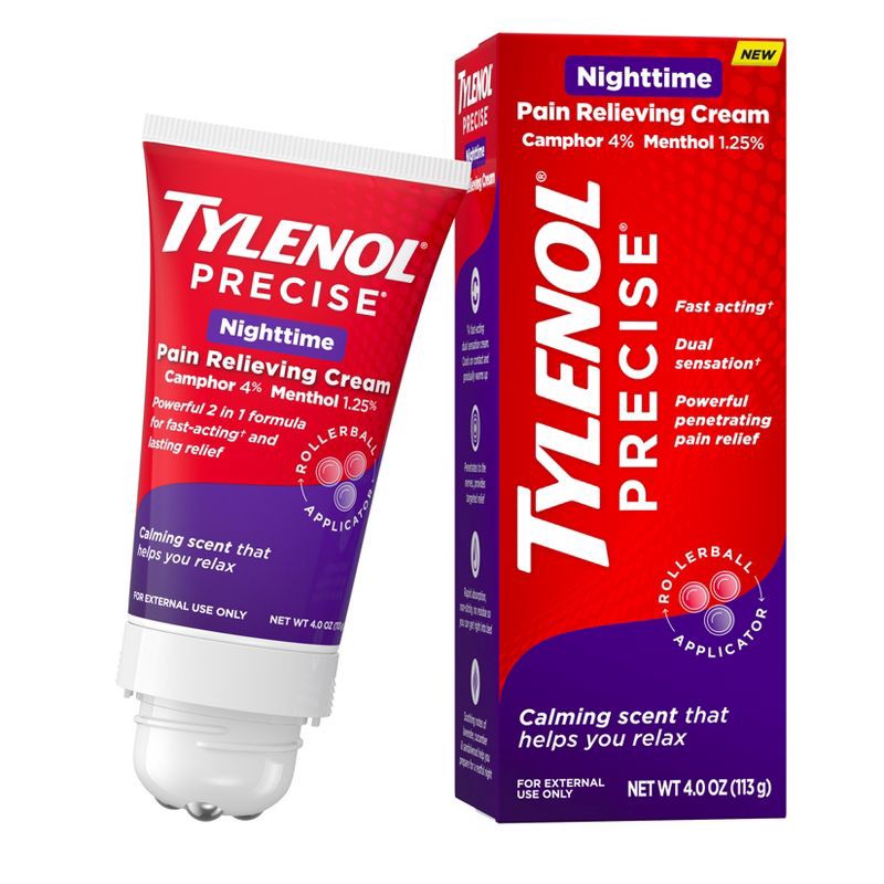 slide 10 of 10, Tylenol Topical Analgesic Night-Time Pain Relieving Cream - 4oz, 4 oz