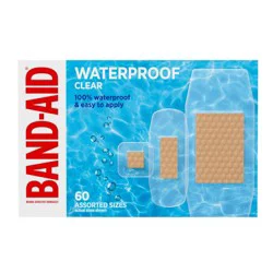 Band-Aid Brand Adhesive Waterproof Assorted Bandages - 60ct