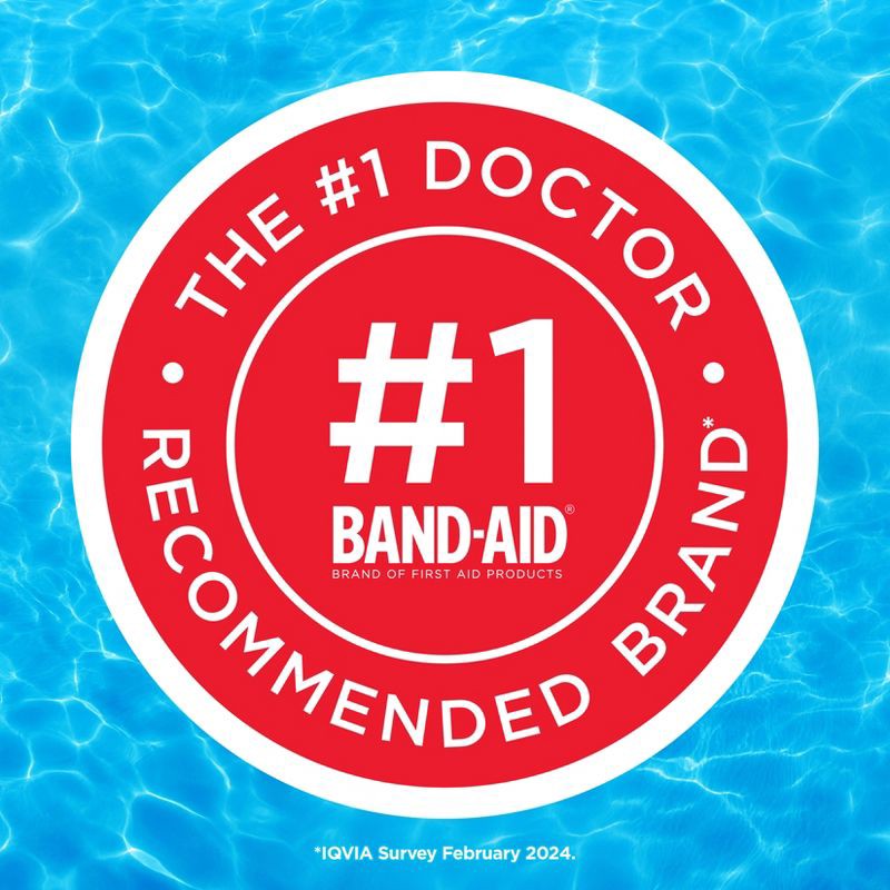 slide 9 of 9, Band-Aid Brand Adhesive Waterproof Bandages - Jumbo - 6ct, 6 ct