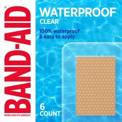 Band-Aid Brand Adhesive Waterproof Bandages - Jumbo - 6ct