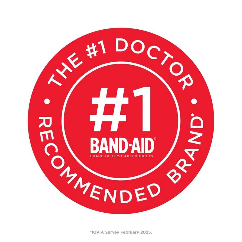slide 4 of 7, Band-Aid Brand Adhesive Sheer Sports Bandages - All One Size - 50ct, 50 ct