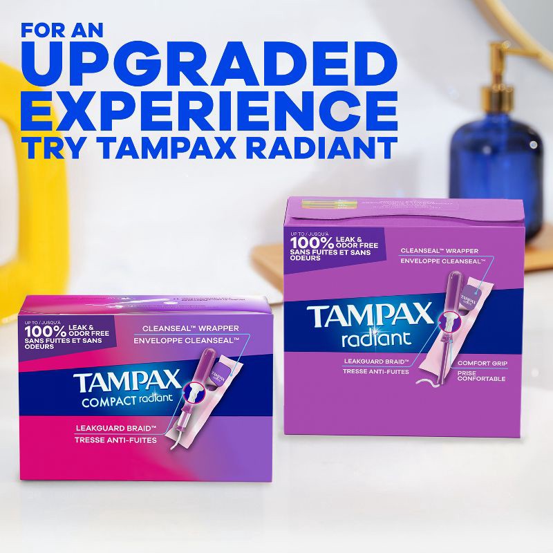 slide 15 of 16, Tampax Compact Multipack Tampons - Super/Super Plus - 30ct, 30 ct