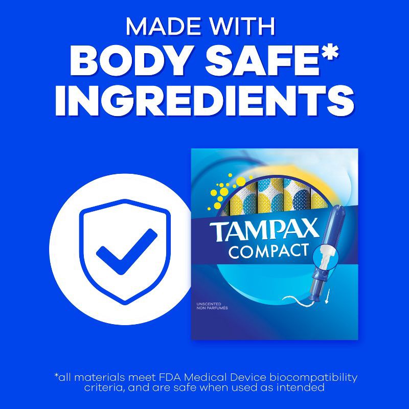 slide 5 of 16, Tampax Compact Multipack Tampons - Super/Super Plus - 30ct, 30 ct