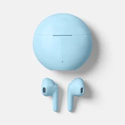 True Wireless Bluetooth Earbuds - heyday™ Opaque Blue: In-Ear Headphones