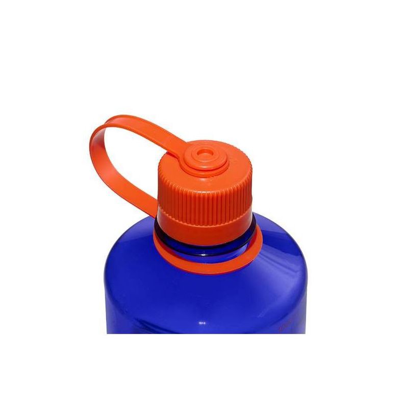 slide 3 of 3, Nalgene 32 fl oz Plastic Narrow Mouth Water Bottle - Periwinkle Blue: Portable Drinkware, Recycled Content, 32 fl oz