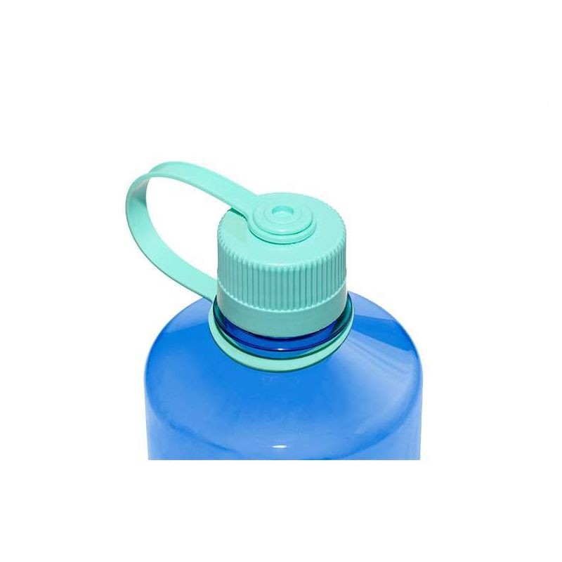 slide 3 of 3, Nalgene 32 fl oz Plastic Narrow Mouth Water Bottle - Cornflower: Portable Drinkware, Recycled Material, 32 fl oz