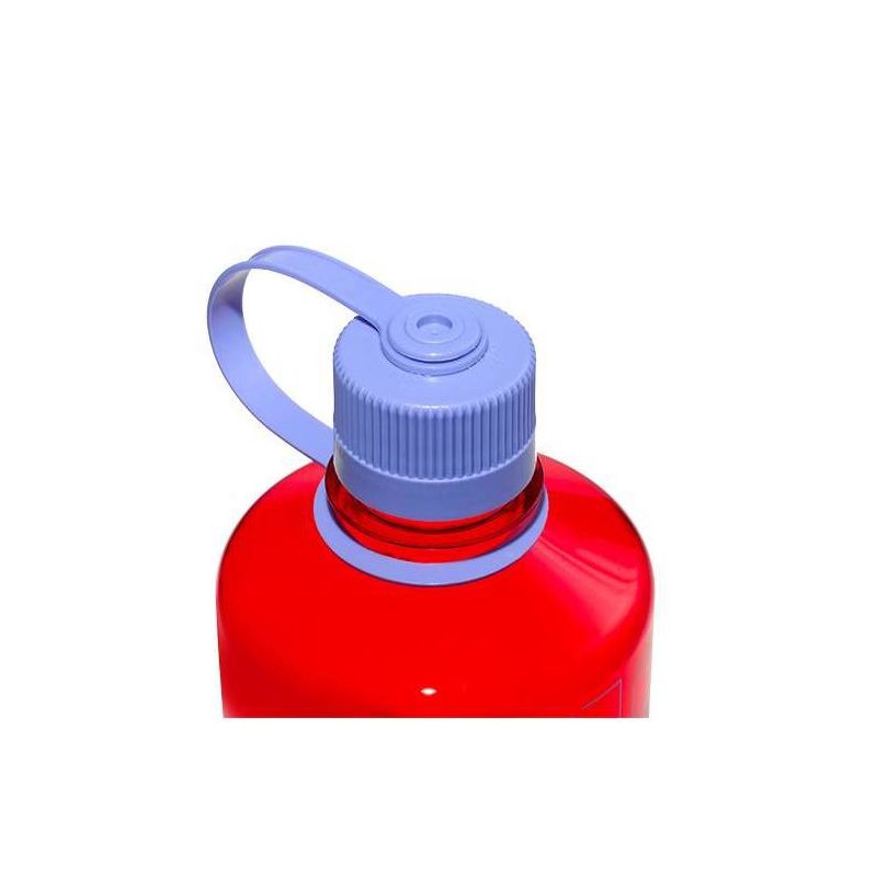 slide 3 of 3, Nalgene 32 fl oz Plastic Narrow Mouth Water Bottle - Marmalade: Portable Drinkware, Recycled Material, 32 fl oz