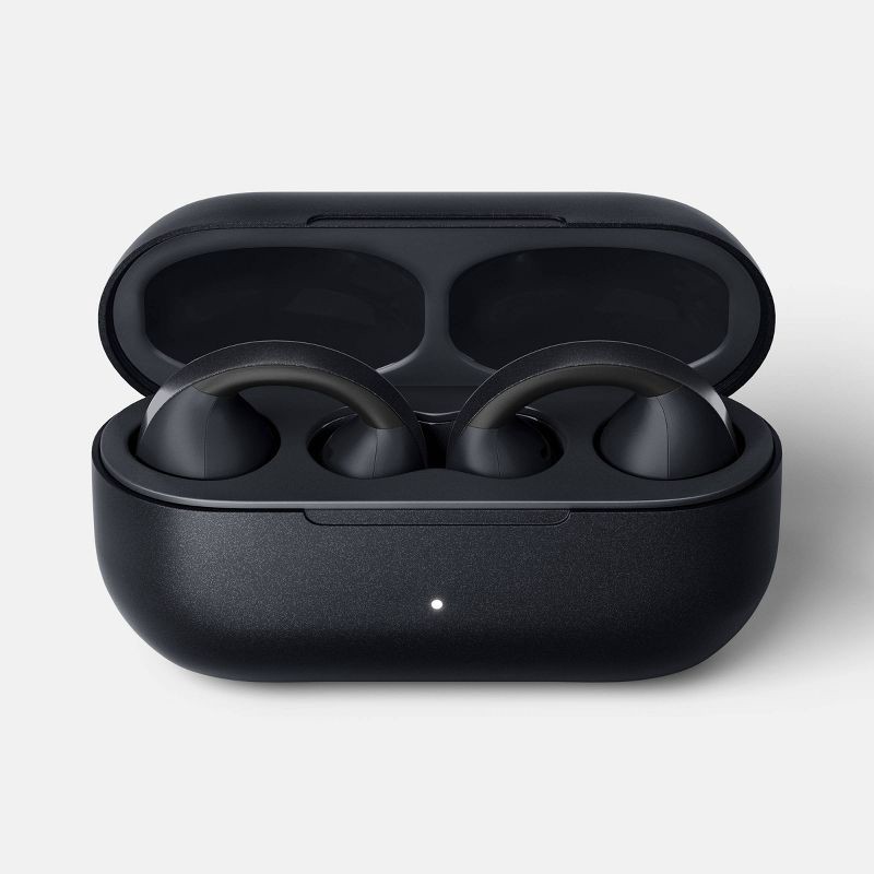 slide 3 of 5, Open-Ear Jewelry Earbuds - heyday™ Black: USB-C, Built-In Microphone, Sweat-Resistant, 1 ct