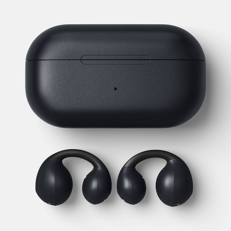 slide 1 of 5, Open-Ear Jewelry Earbuds - heyday™ Black: USB-C, Built-In Microphone, Sweat-Resistant, 1 ct