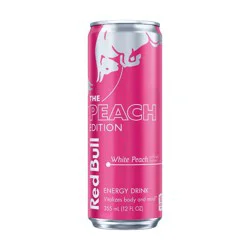 Red Bull White Peach Regular - 12 fl oz Single