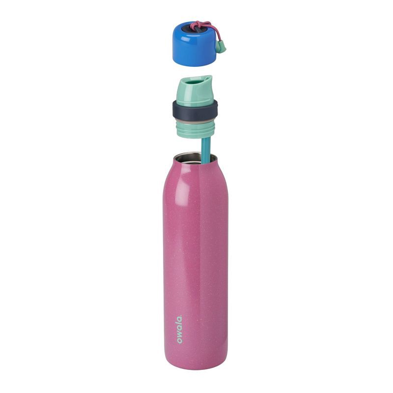 slide 4 of 8, Owala Special Edition 24oz FreeSip TWIST Stainless Steel Water Bottle - Bubblegum Burst, 24 oz