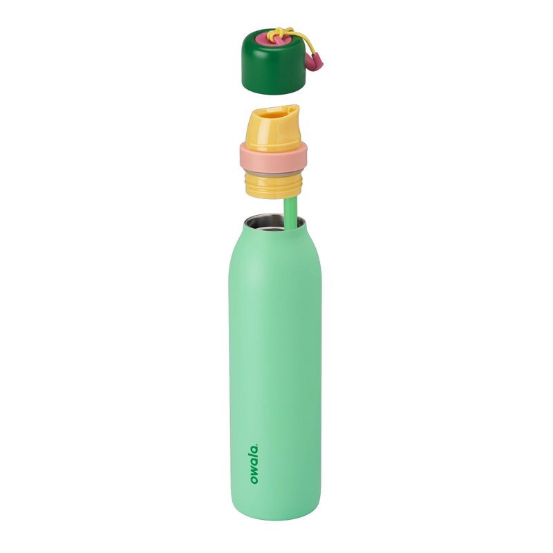 slide 4 of 8, Owala Special Edition 24oz FreeSip TWIST Stainless Steel Water Bottle - Scream Green, 24 oz