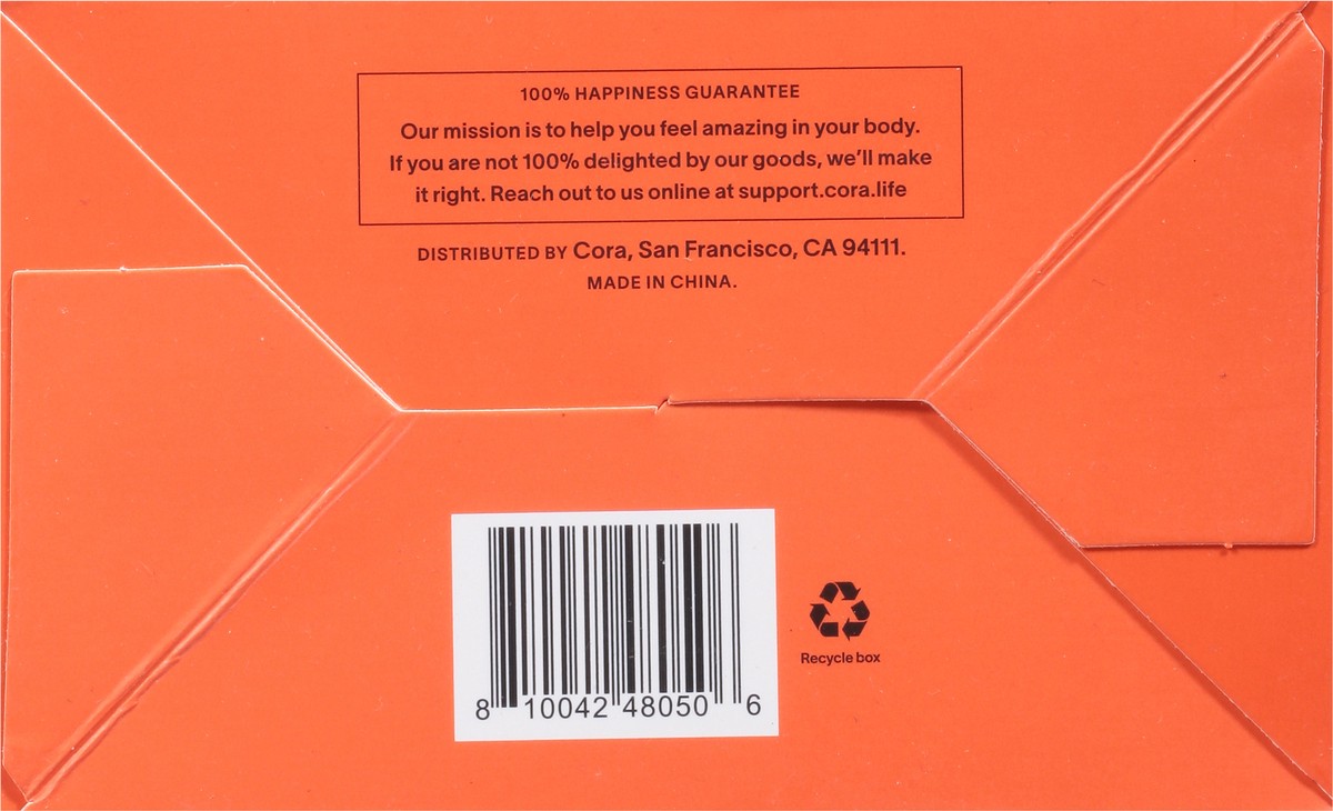 slide 6 of 9, Cora Extra Long The Peace-of-Mind Maxi Overnight Pads 20 ea, 20 ct