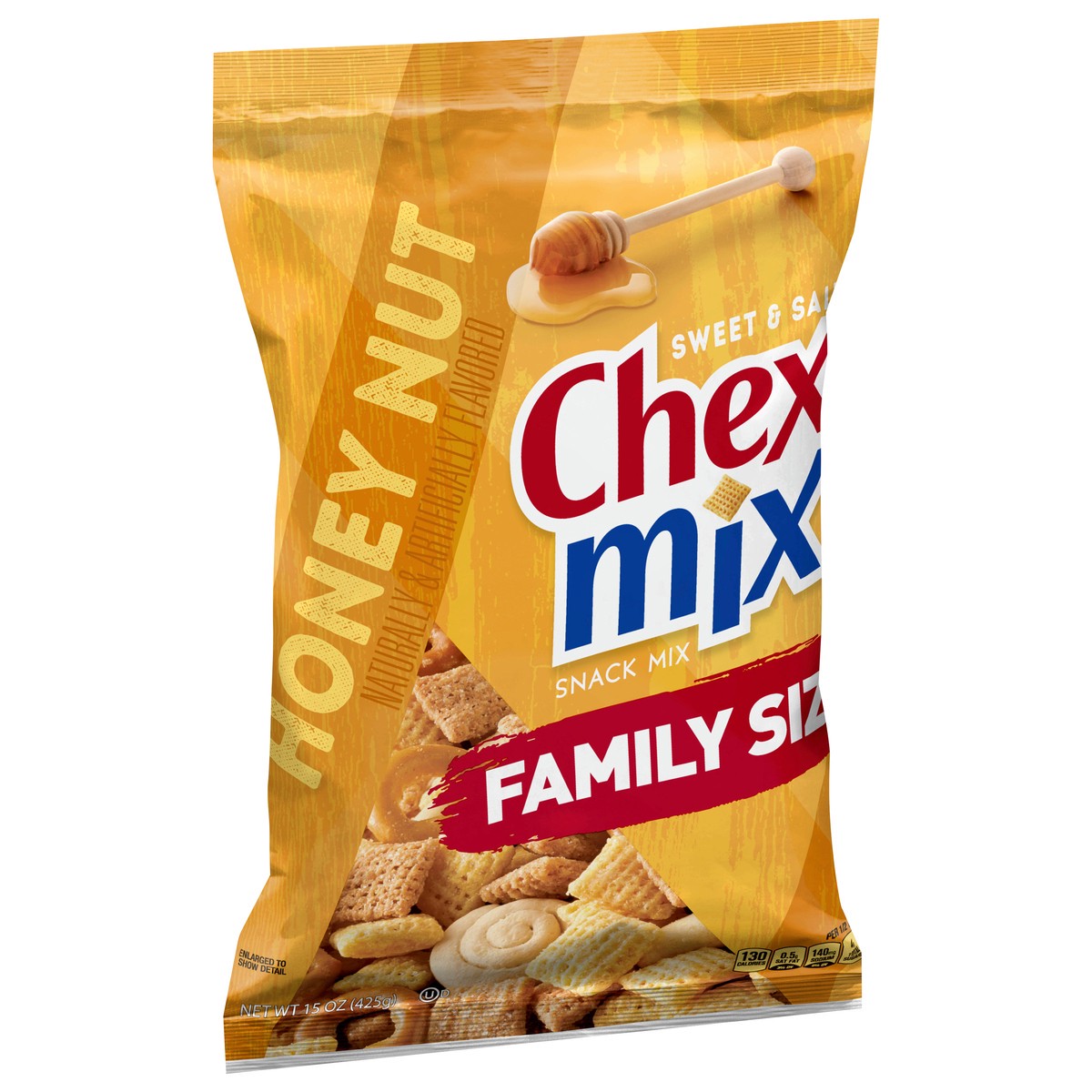slide 3 of 13, Chex Mix Snack Mix, Sweet and Salty Honey Nut, 15 oz, 15 oz