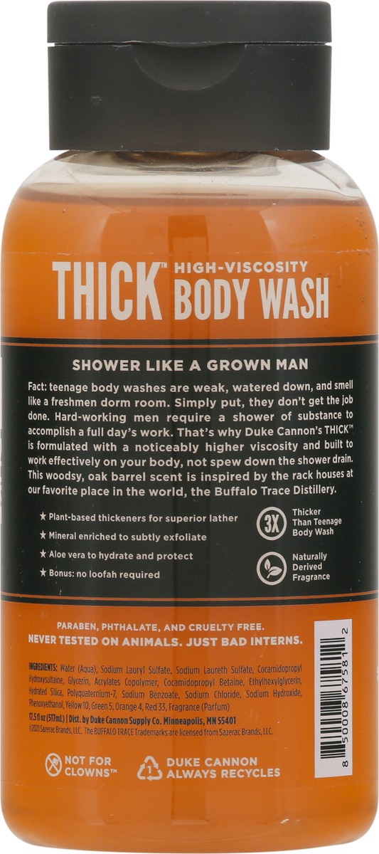 slide 6 of 9, Duke Cannon Thick Liquid Shower Soap, Bourbon, 17.5 oz