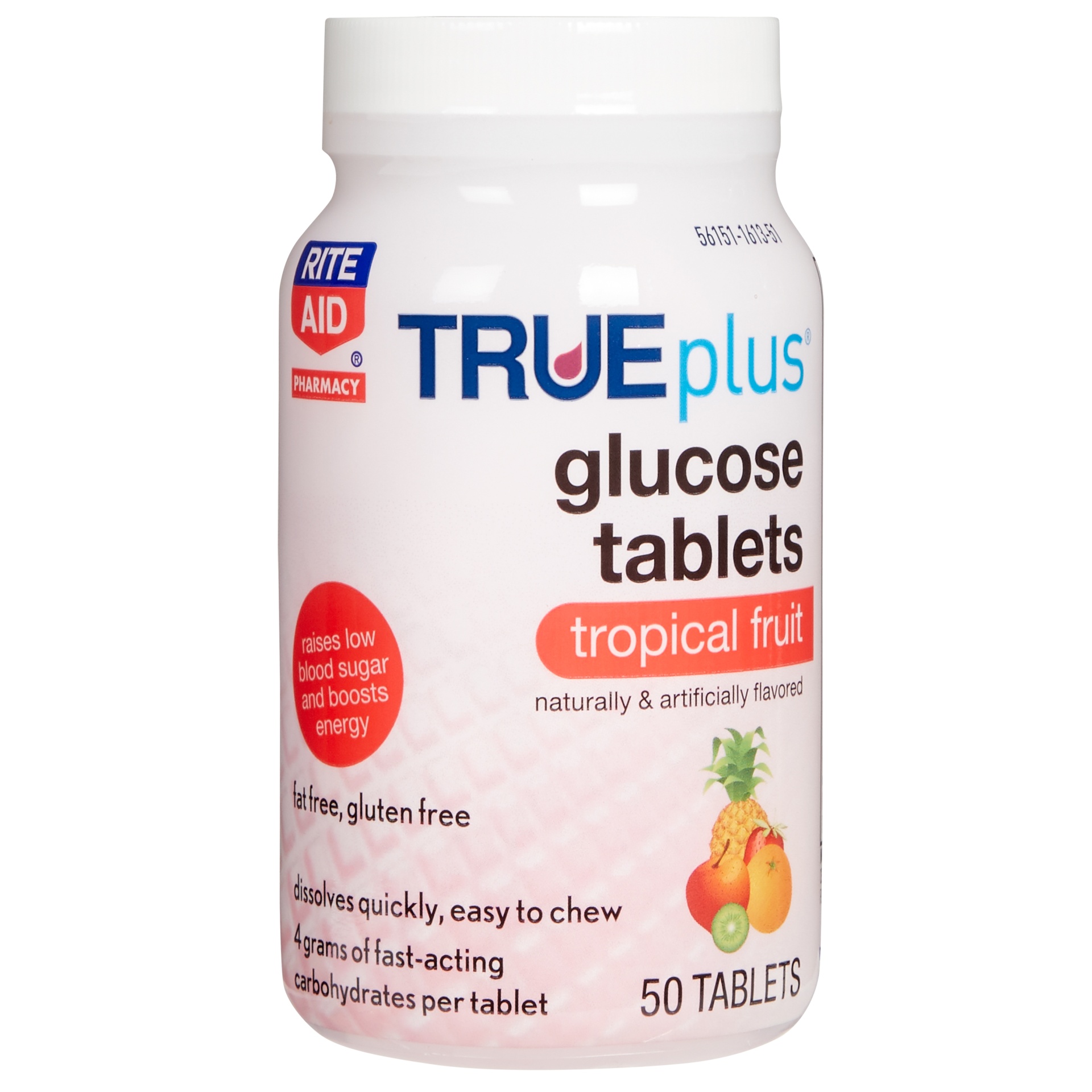 slide 1 of 3, Rite Aid Glucose Tablets, Tropical Fruit, 50 ct