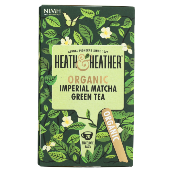 slide 1 of 1, Heath & Heather Organic Imperial Matcha Green Tea - 20 ct, 20 ct