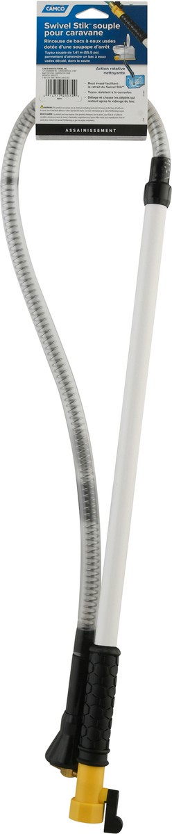 slide 2 of 9, Camco Rv Flexible Swivel Stik Holding Tank Rinser With Shut-Off Valve, 1 ct