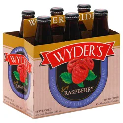 Wyder's Raspberry Hard Cider - 6 pk 12 fl oz Cans