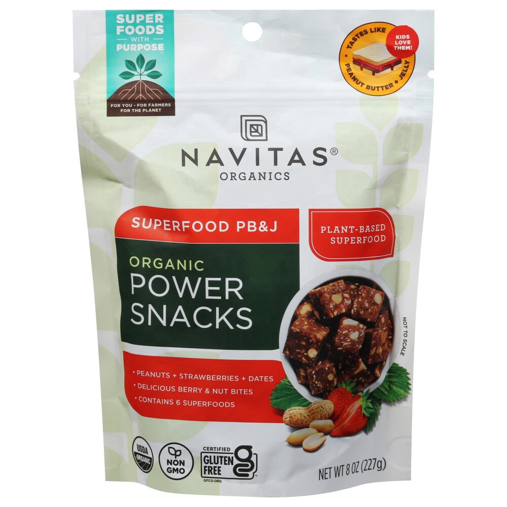slide 2 of 2, Navitas Organics Organic Power Snacks 8 oz, 8 oz