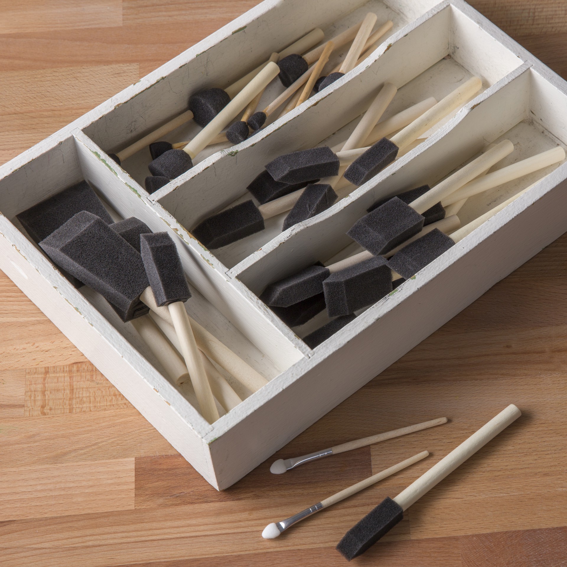 slide 4 of 4, Foam Brush Value Set By Craft Smart, 1/2 in