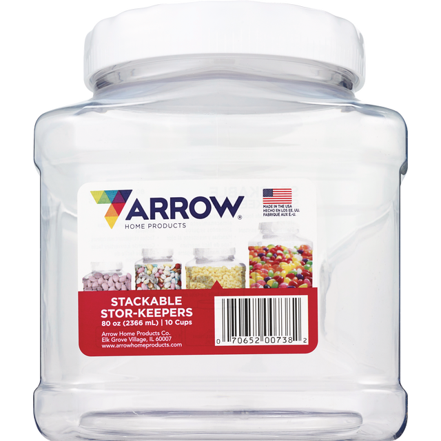 slide 1 of 1, Arrow Stackable Stor-Keeper, 80 oz