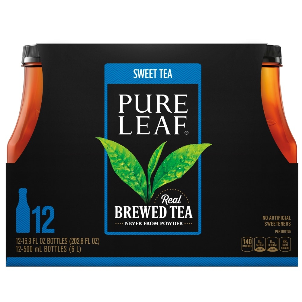 slide 1 of 4, Pure Leaf Sweet Tea, 12 ct; 16.9 fl oz