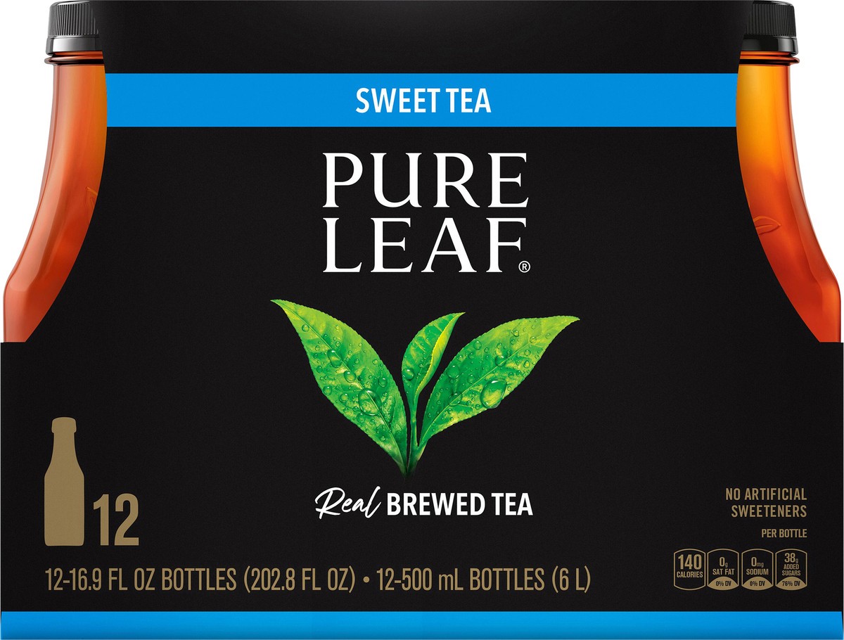 slide 5 of 6, Pure Leaf Real Brewed Tea Sweet Tea 16.9 Fl Oz 12 Count, 12 ct; 16.9 oz