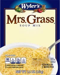 Mrs. Grass Wyler's Mrs. Grass Extra Noodles Soup Mix, 5.2 oz Box