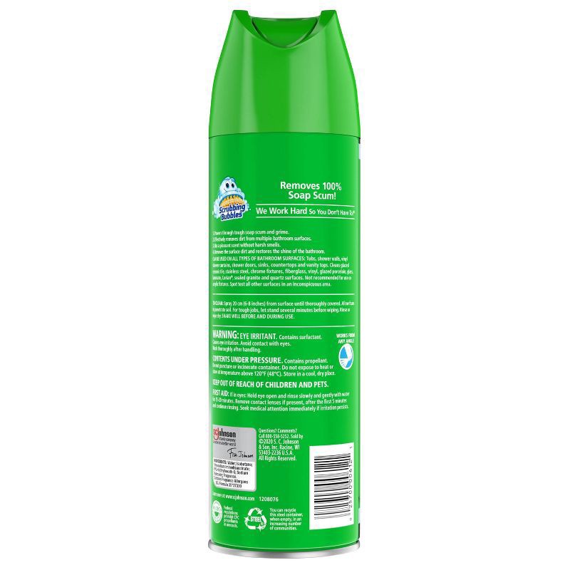 slide 9 of 9, Scrubbing Bubbles Berry Burst Bathroom Grime Fighter - 20oz, 20 oz