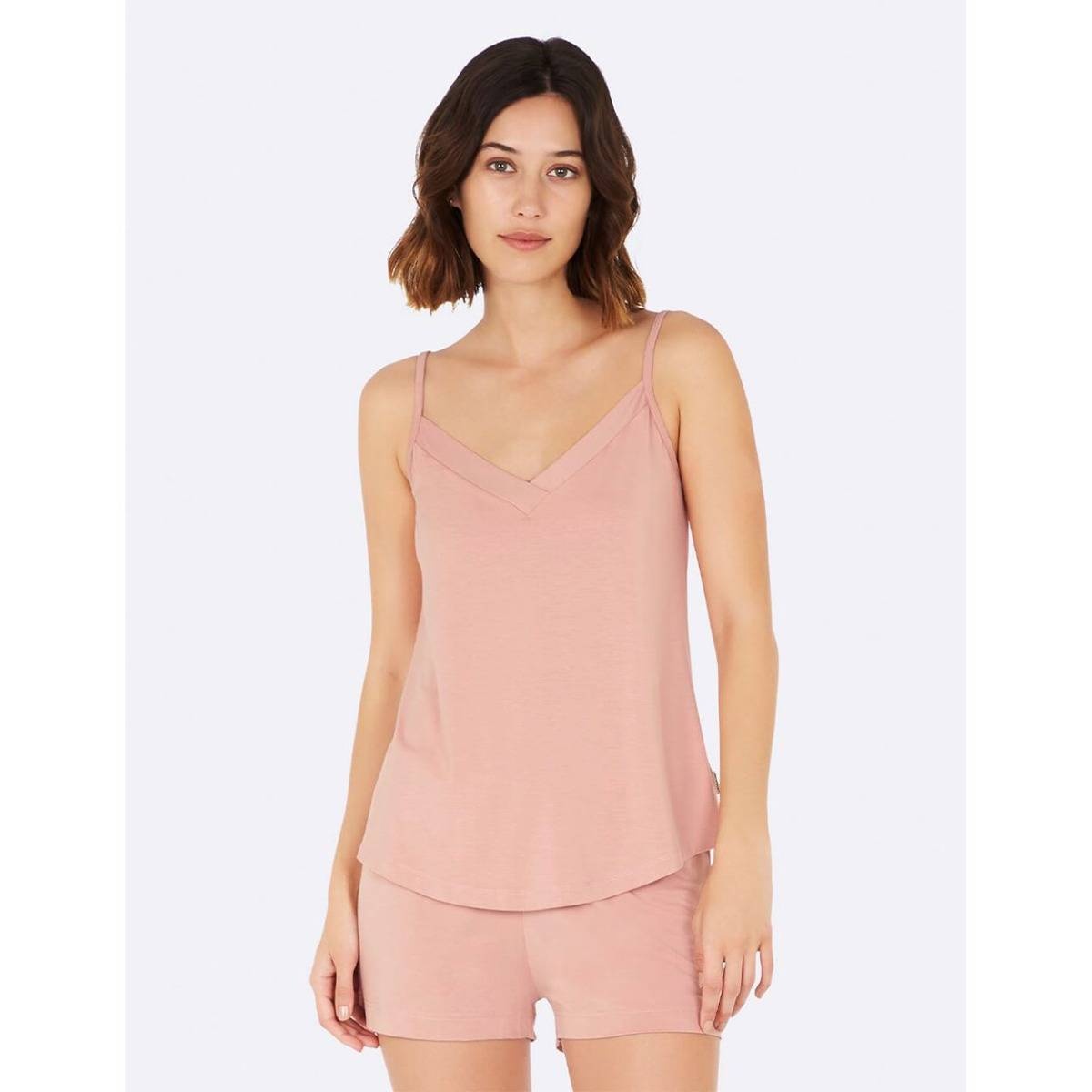 slide 1 of 1, Boody Lounge Goodnight Sleep Cami Small - Dusty Pink, SM