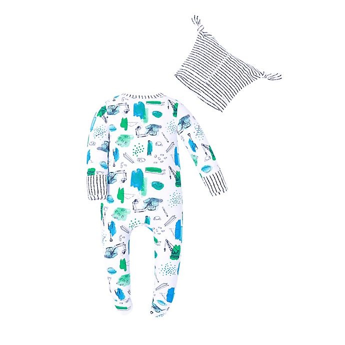 slide 2 of 8, Kidding Around Baby Boys Footie and Beanie set, 1 ct