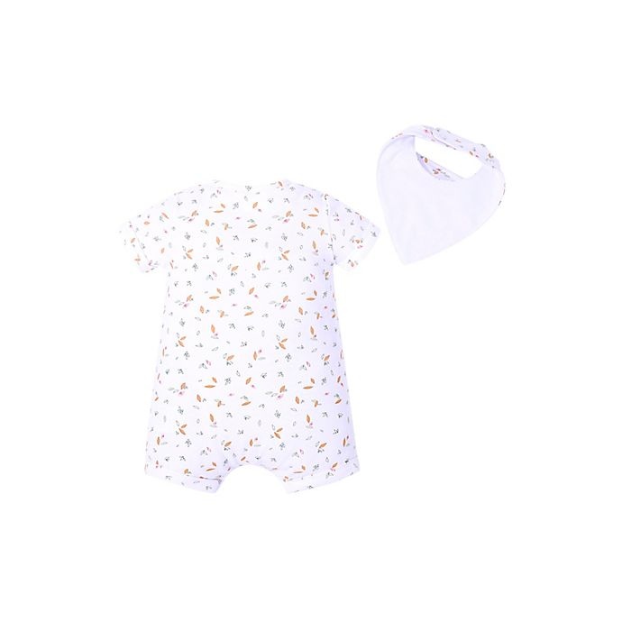 slide 2 of 4, Kidding Around Baby Boys romper and bib set, 1 ct