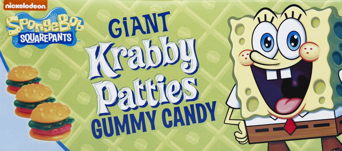 slide 2 of 4, Krabby Patties Giant Gummy Candy 36 - 0.63 oz Pieces, 36 ct