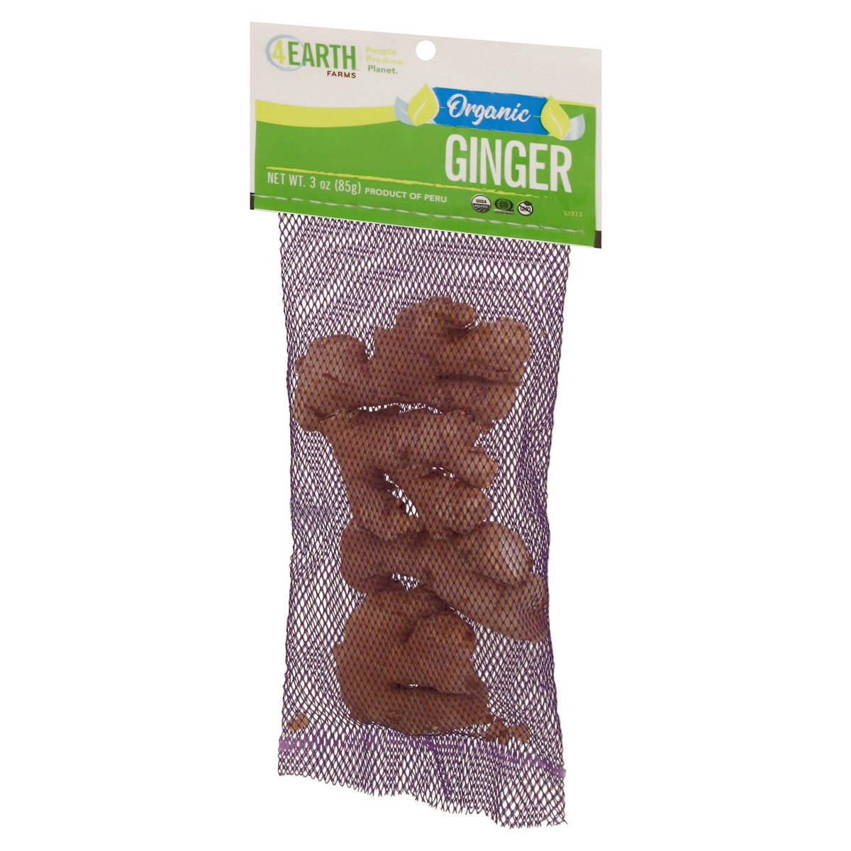 slide 3 of 9, 4Earth Farms Organic Ginger 3 oz, 3 oz