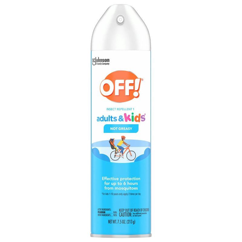 slide 10 of 13, OFF! Adults and Kids' Bug Spray Insect Repellent Aerosol Picaridin - 7.5oz, 7.5 oz