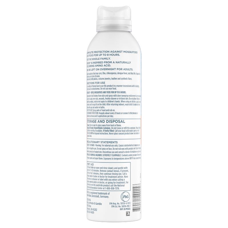 slide 9 of 9, Zevo On Body Mosquito + Tick Repellent Aerosol Spray - 6 fl oz, 6 fl oz