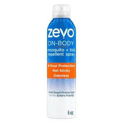 Zevo On Body Mosquito + Tick Repellent Aerosol Spray - 6 fl oz