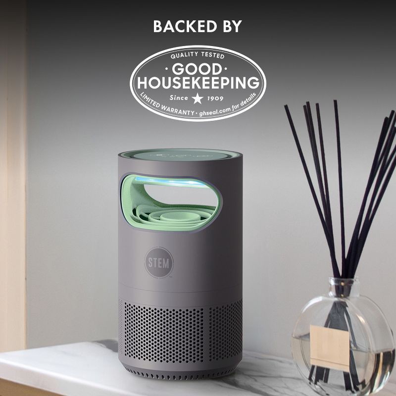 slide 5 of 13, STEM Electric Fan Fruit Fly, Gnat and Fly Trap Indoor Starter Kit - 1 Unit + 5 Glue Traps, 1 ct