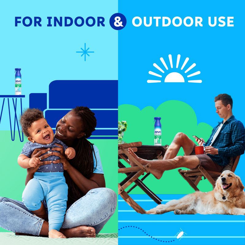 slide 8 of 12, Zevo Ant Roach and Spider Crawling Insect Spray - 10 fl oz, 10 fl oz