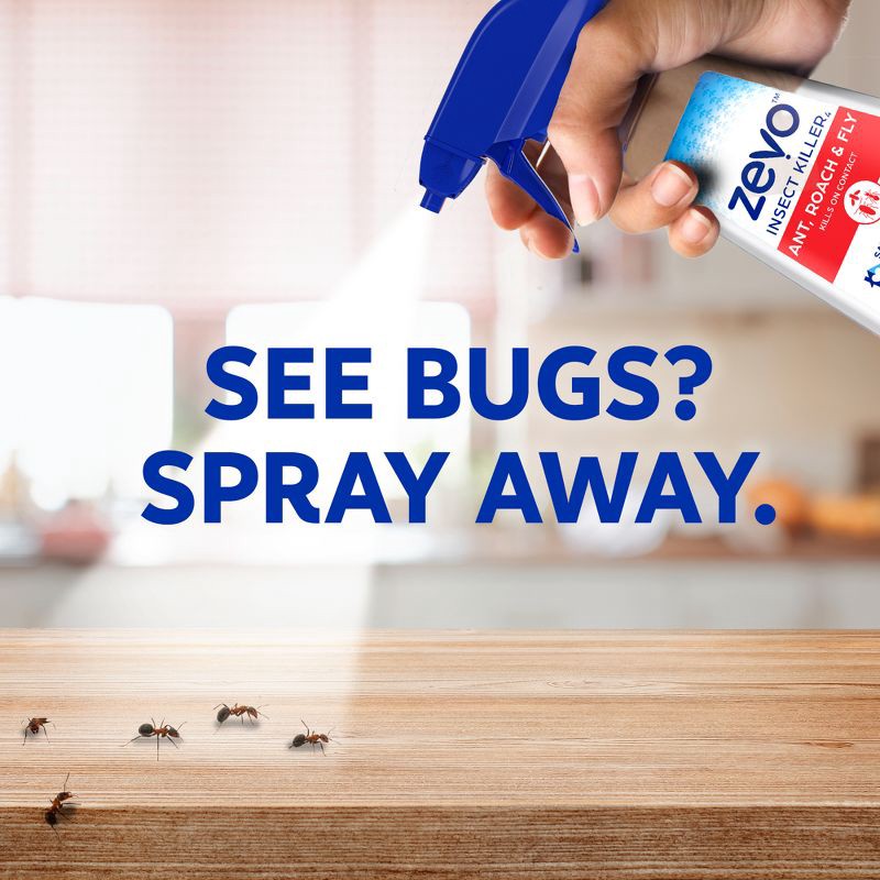 slide 2 of 11, Zevo Ant Roach and Fly Multi-Insect Trigger Spray - 12 fl oz, 12 fl oz