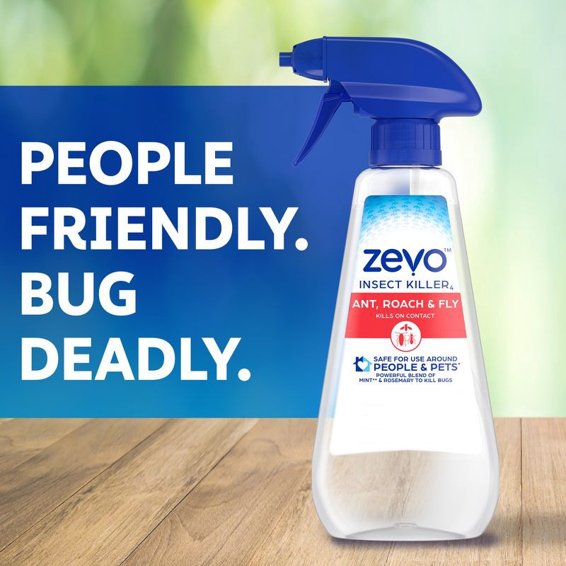 slide 5 of 12, Zevo Ant, Roach, Fly Multi-Insect Trigger Spray - 12 fl oz/2ct, 12 fl oz, 2 ct