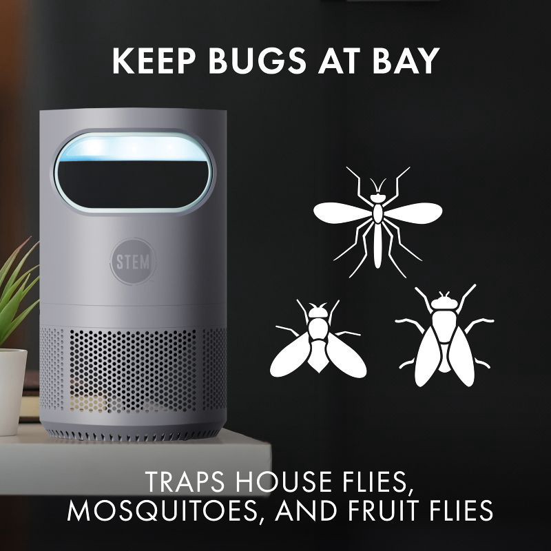 slide 4 of 13, STEM Electric Fan Fly & Gnat Trap Indoor Refills - 5 Glue Traps, 1 ct